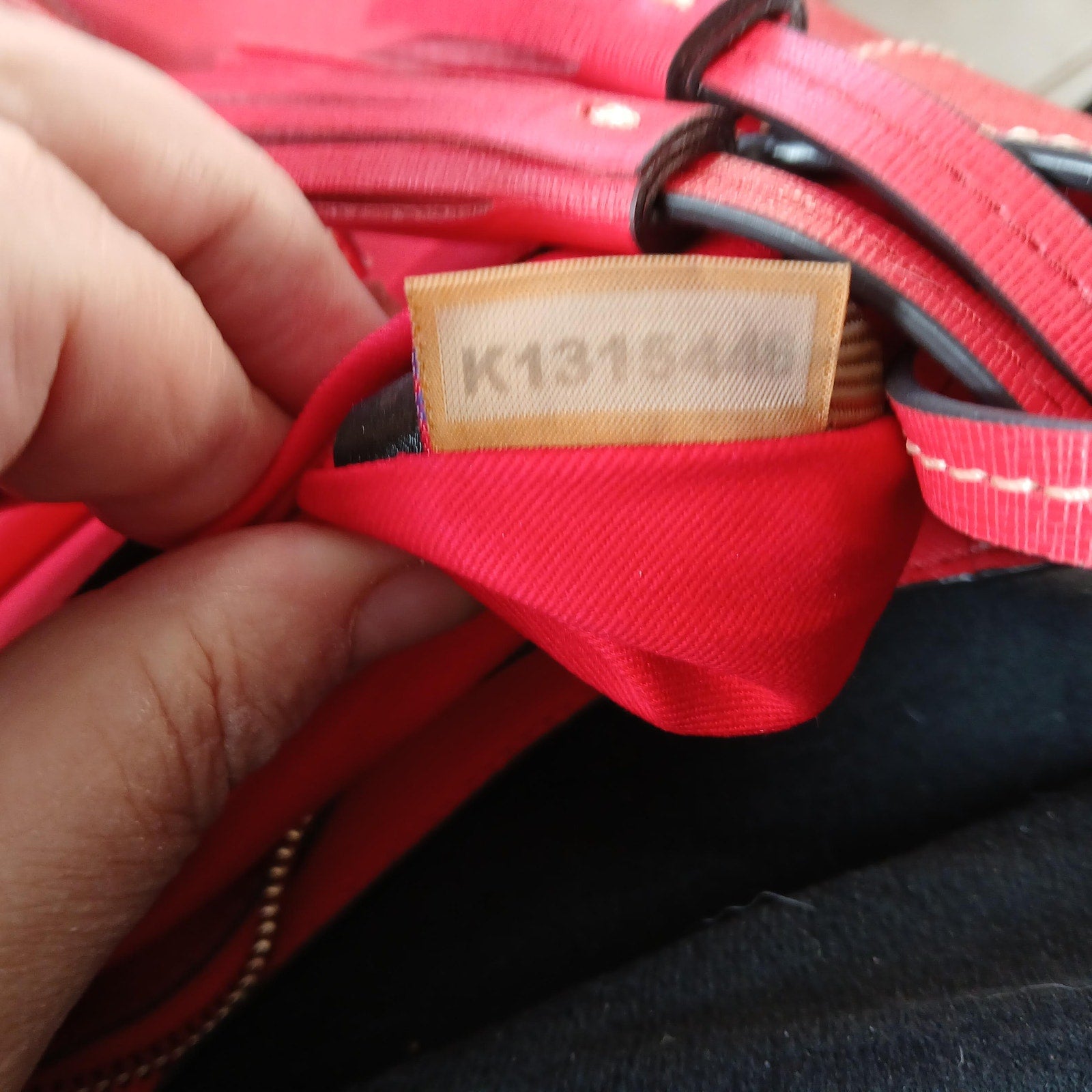 Dooney & Bourke Red Saffiano Leather Hobo Bag w/ Dust Bag NWT