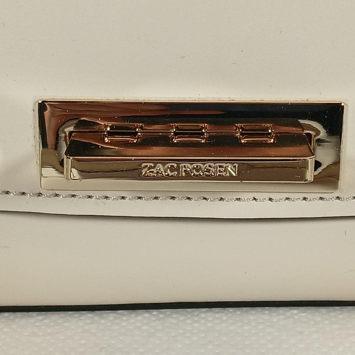 Zac Posen Bridette Belted Mini Crossbody Handbag in Dove NWT